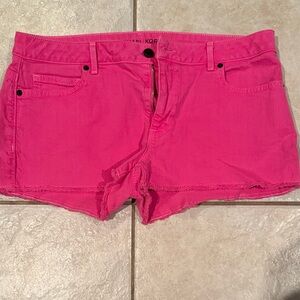 Michael Kors Bright Pink Jean Shorts women’s size 8.
